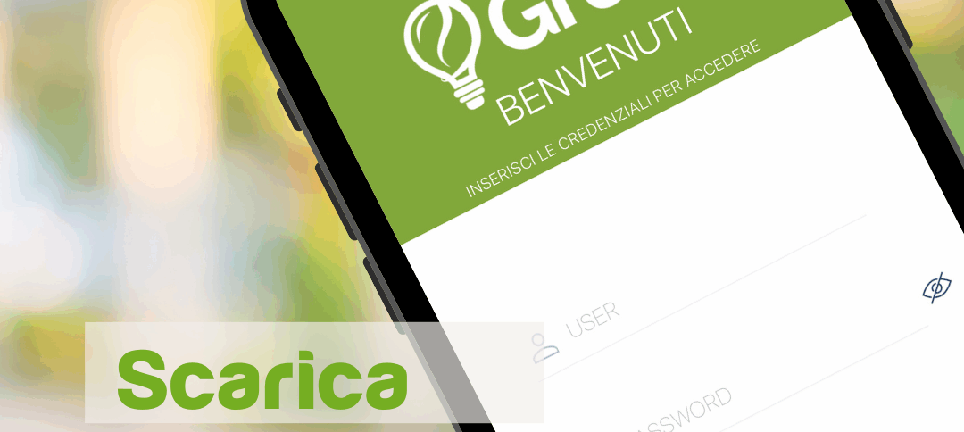 Scarica la nostra app: gestione semplice della  tua fornitura